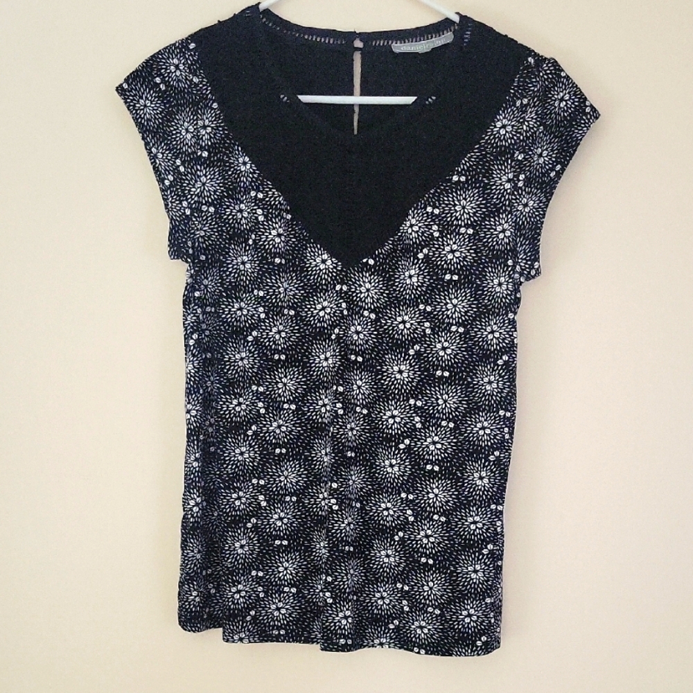 Daniel Rainn Black and White Women's Top